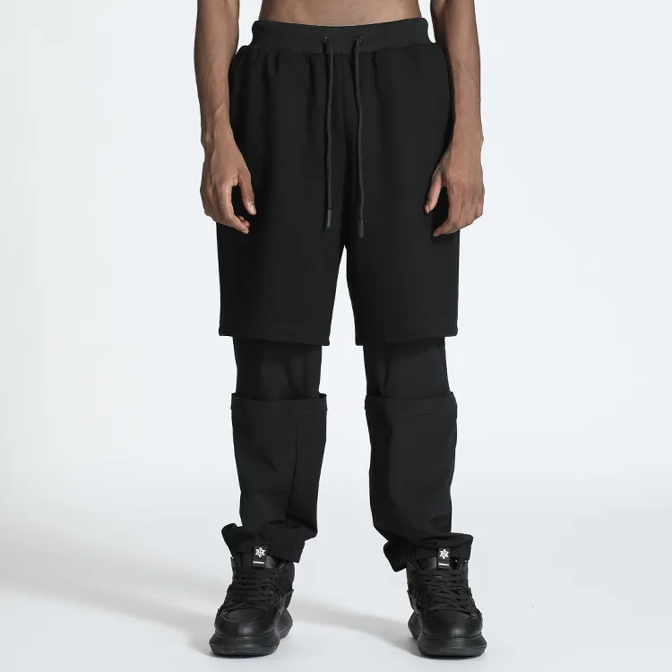 NORVINCY Western Sports & Fitness Knitted Fabric Casual Pants Unisex-2