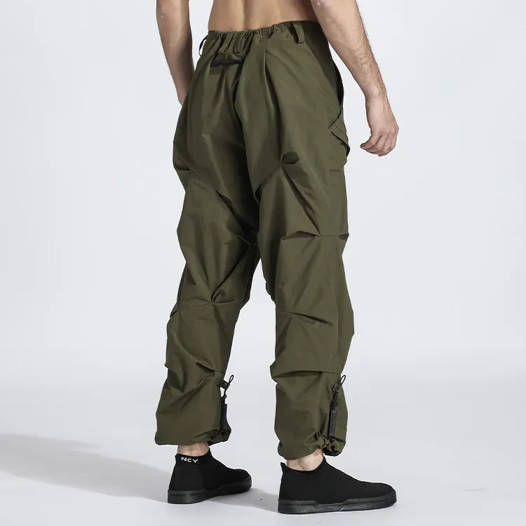 NORVINCY Western Outdoor Solid Color Casual Pants Unisex-8