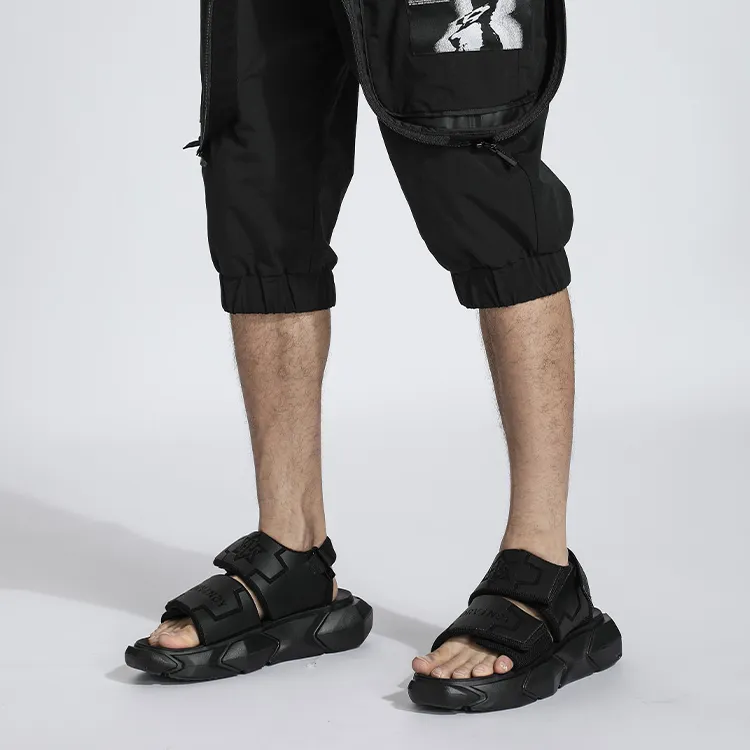 NORVINCY Beach Sandals Unisex White/Black-11