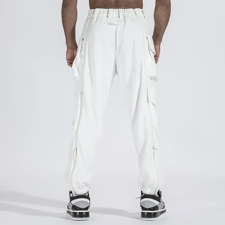 NORVINCY Trendy Solid Color Versatile Outdoor Cargo Pants Unisex-8