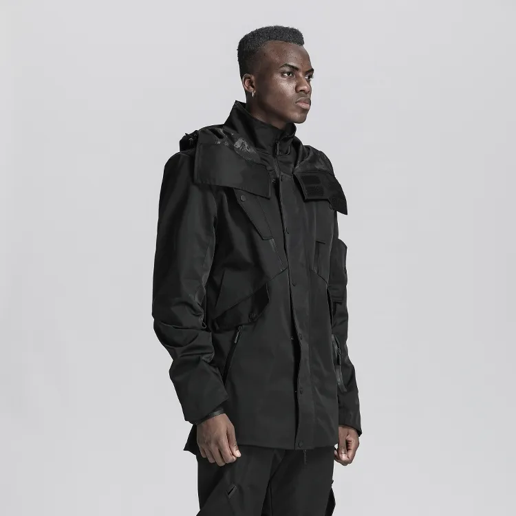 NORVINCY Mecha Workwear Trendy Jackets & Coats Unisex-11