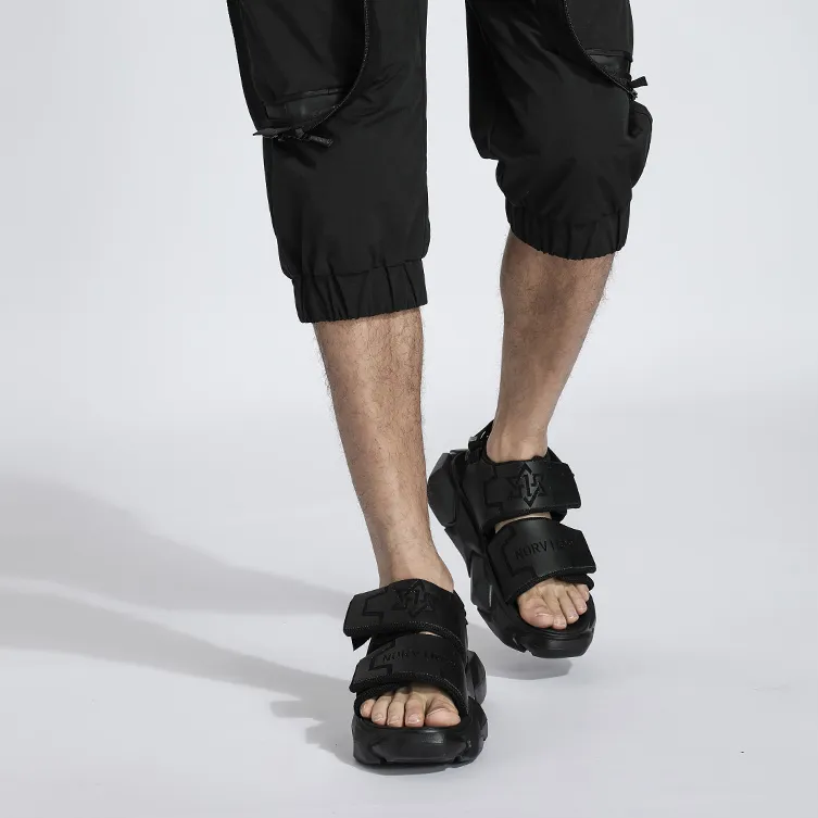 NORVINCY Beach Sandals Unisex White/Black-9
