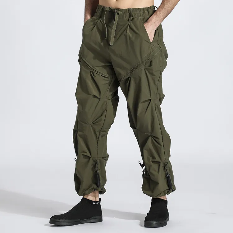 NORVINCY Western Outdoor Solid Color Casual Pants Unisex-9