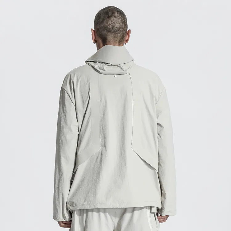 NORVINCY Chinese Fashion Trend Urban Techwear Pullover Hoodie Men's-5