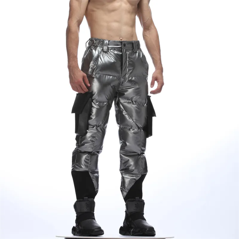 NORVINCY Winter American Casual Padded Casual Pants Unisex-4