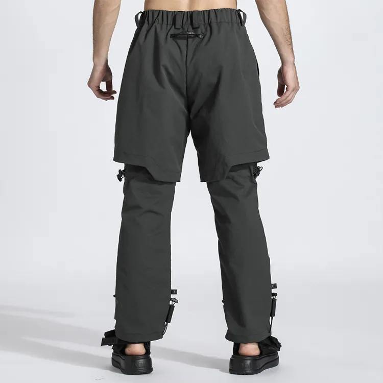 NORVINCY Western Outdoor Tactical Black Warrior Cargo Pants Men's-4