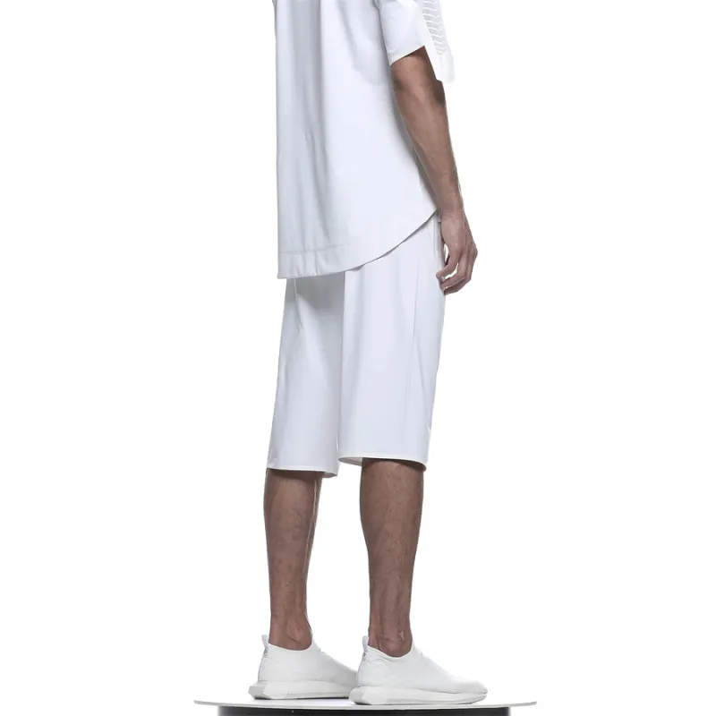 NORVINCY Casual Shorts Unisex White-4