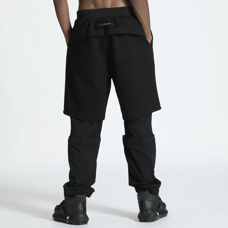 NORVINCY Western Sports & Fitness Knitted Fabric Casual Pants Unisex-4