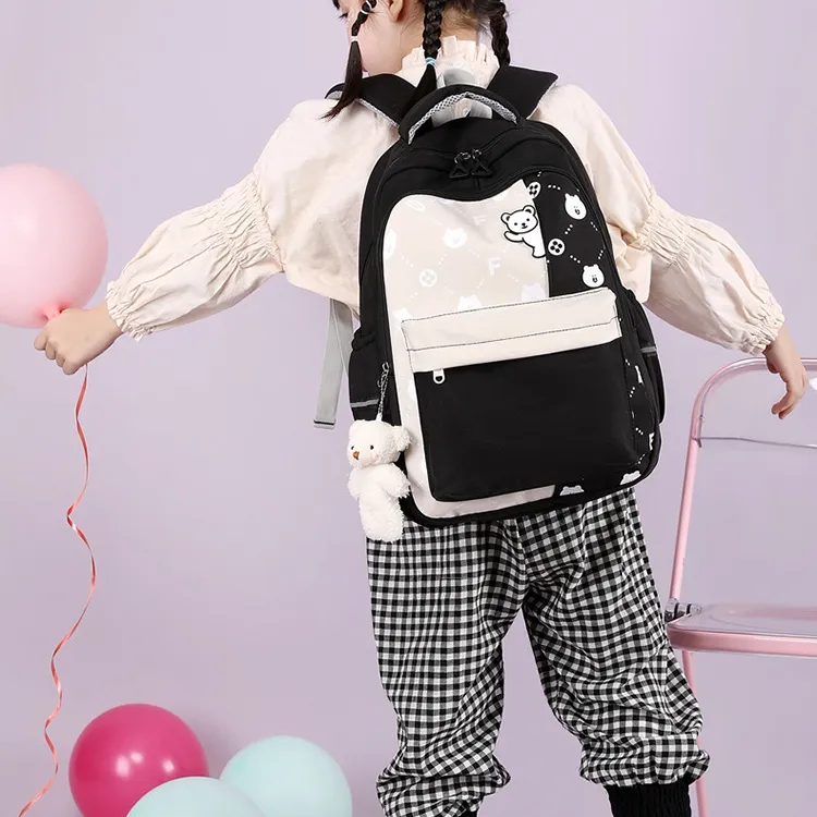 Natural Fish Nylon Backpack Unisex-6