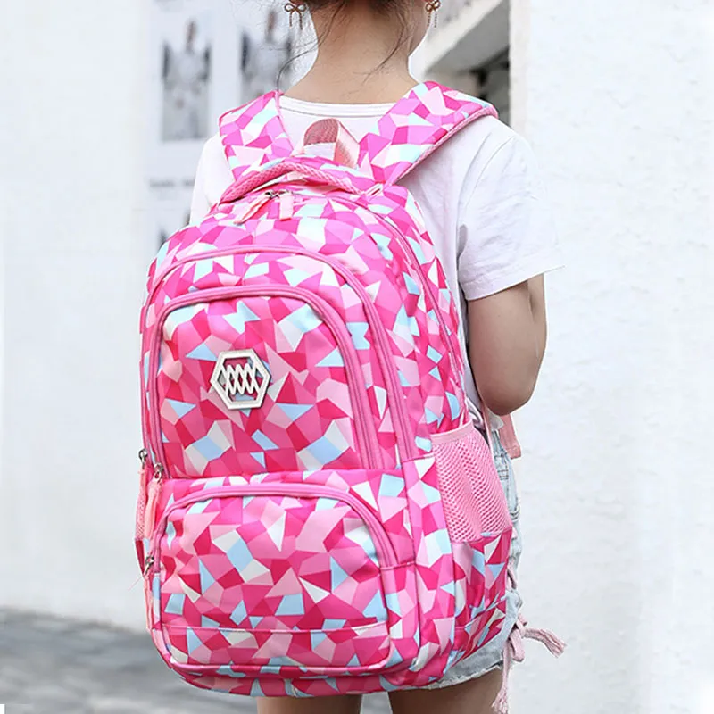Natural Fish Nylon Fabric Backpack Unisex Multicolor-6