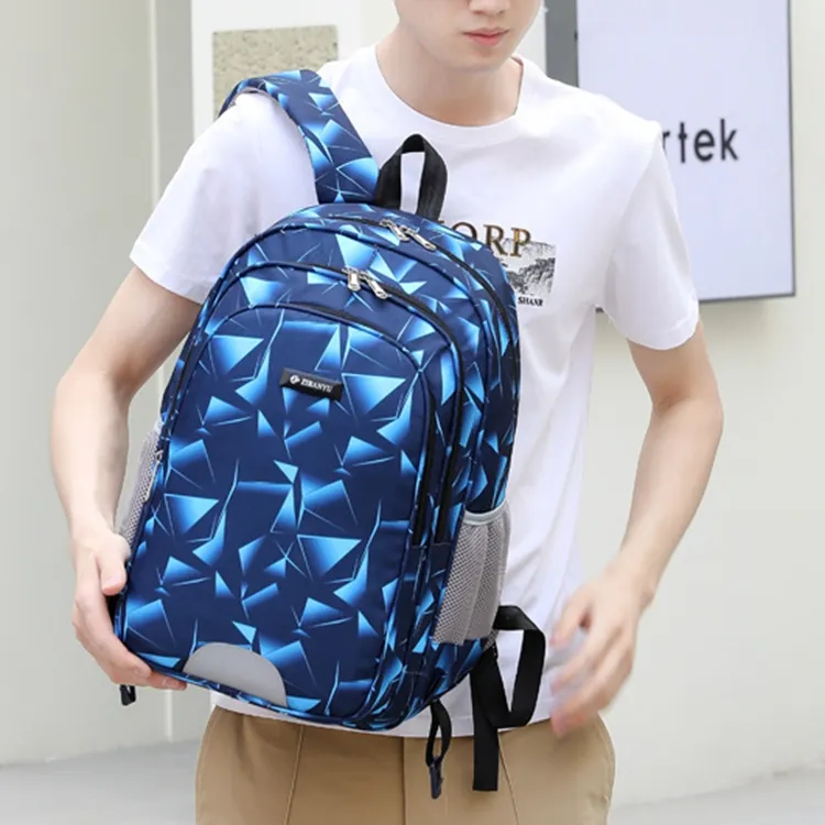 Natural Fish Nylon Backpack Unisex-8