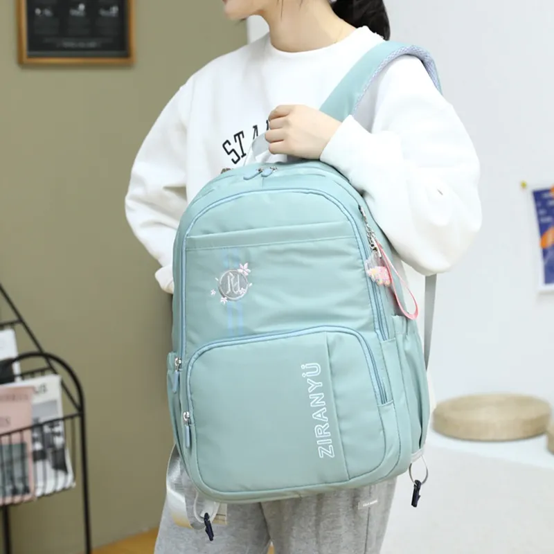Natural Fish Nylon Backpack Regular Unisex Multicolor-5