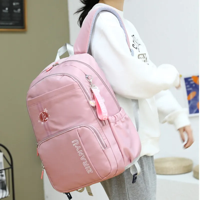 Natural Fish Nylon Backpack Regular Unisex Multicolor-3