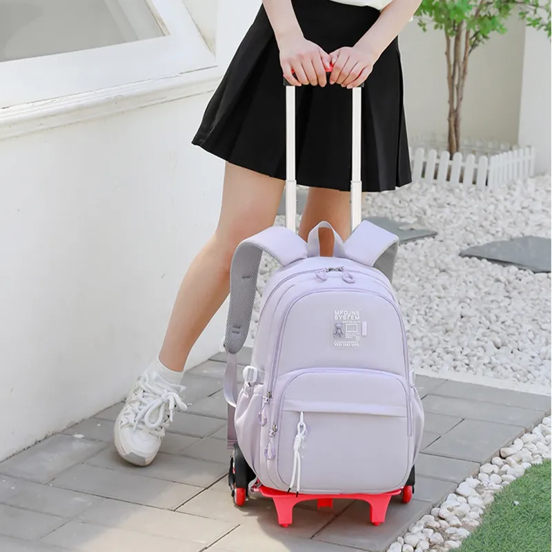 Natural Fish Nylon Backpack Regular Pink Purple Blue Black Gray Blue-1