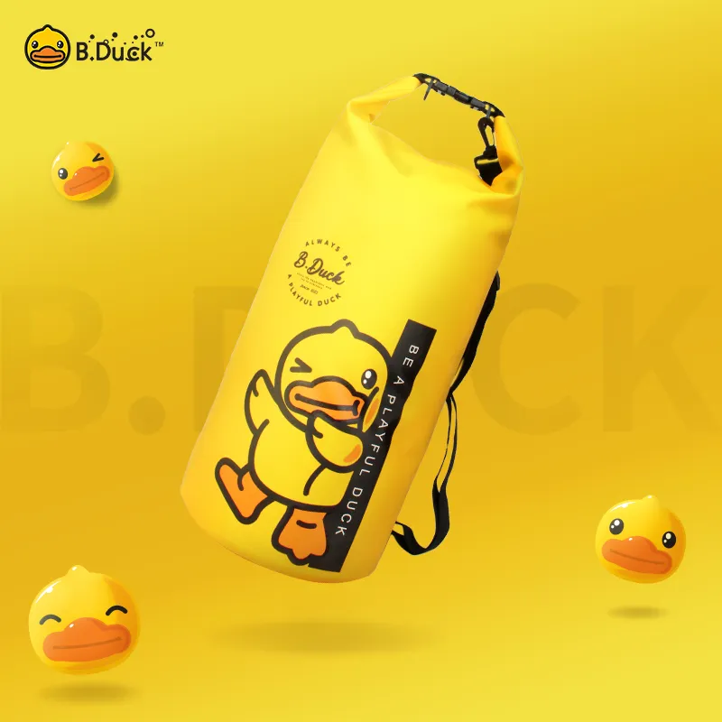 Strange Orange Outdoor Water-Resistant Bag Swim Storage Bag Float Fishing Backpack 10L-1
