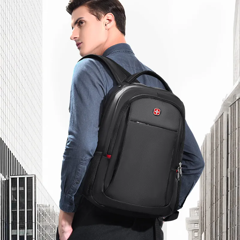CROSSGEAR Fabric Backpack Men's Black-4