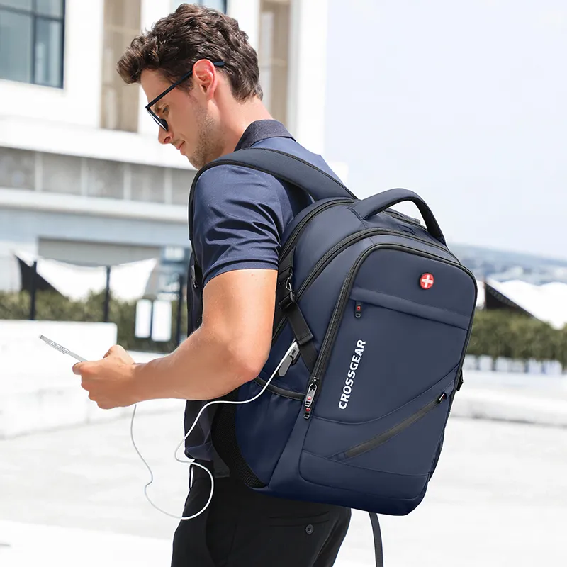 CROSSGEAR Fabric Backpack Unisex Multicolor-9