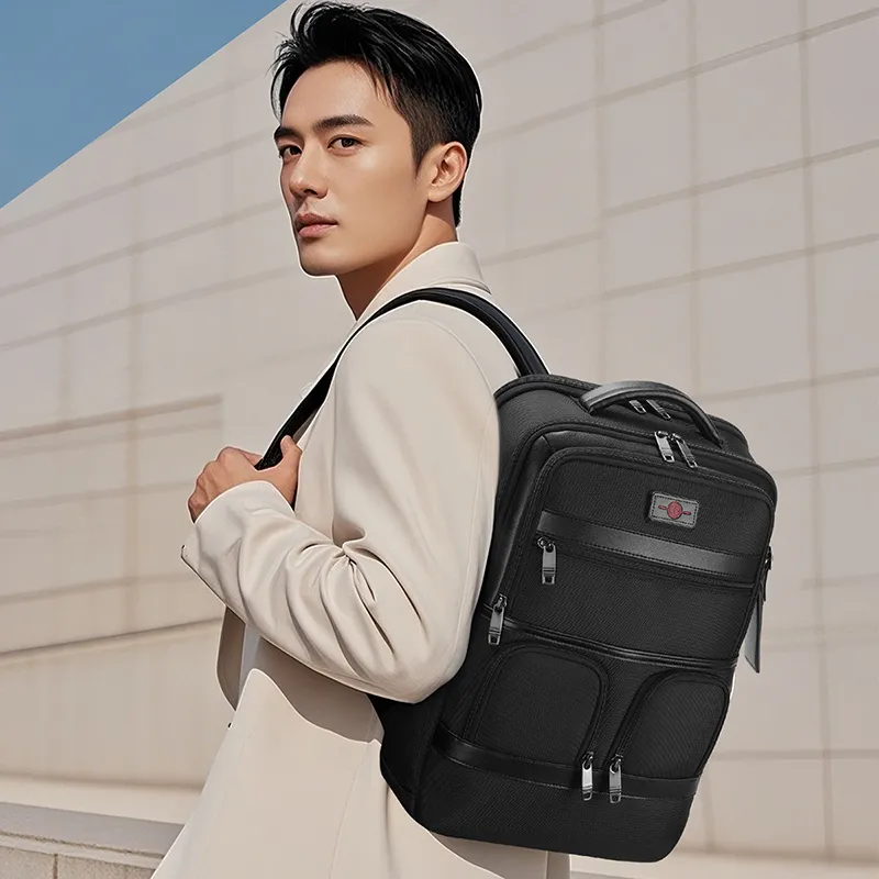 CROSSGEAR Polyester Backpack Men's Black-4