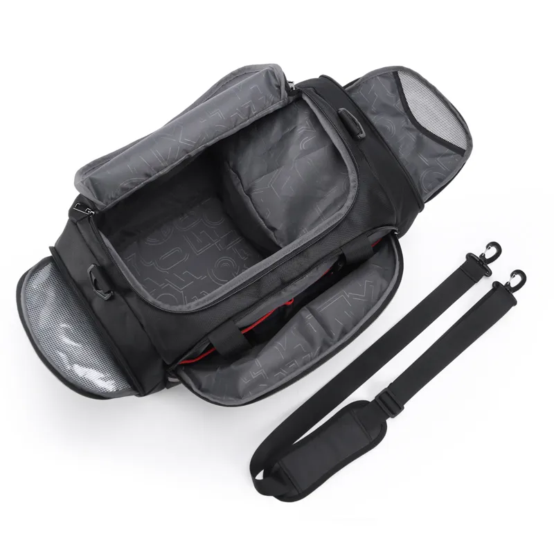 CROSSGEAR Fabric Gym Bag Large Size Unisex Black-4