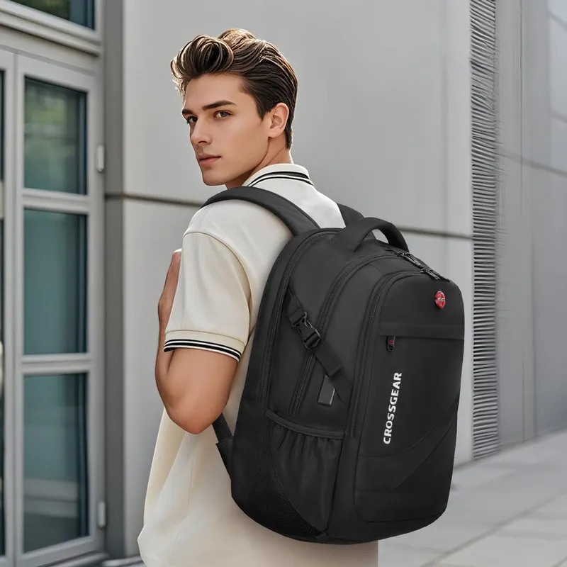 CROSSGEAR Fabric Backpack Unisex Multicolor-4