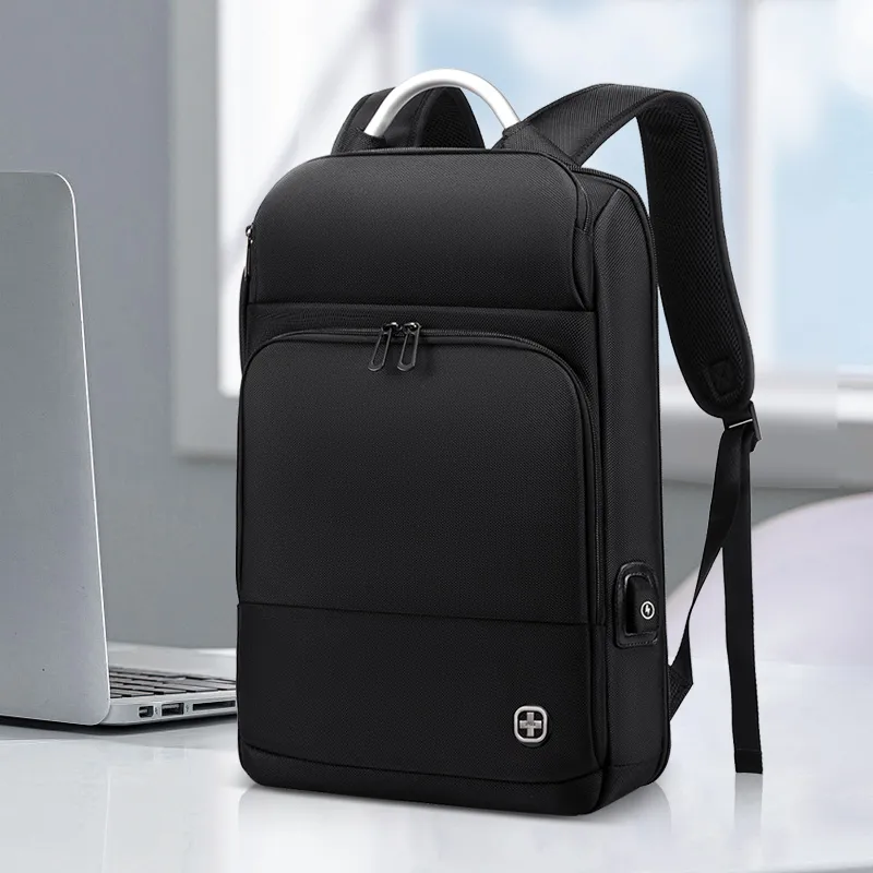 CROSSGEAR PU Backpack Unisex Black-2