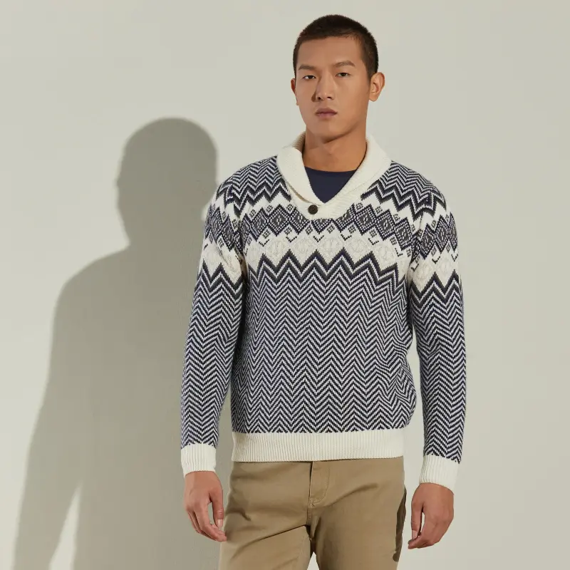 MCS Sweaters Men Navy Blue-2