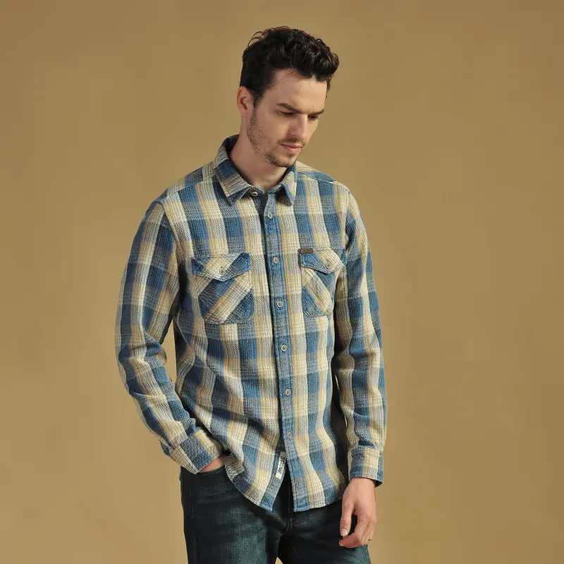 MCS Shirts Men Yellow-4