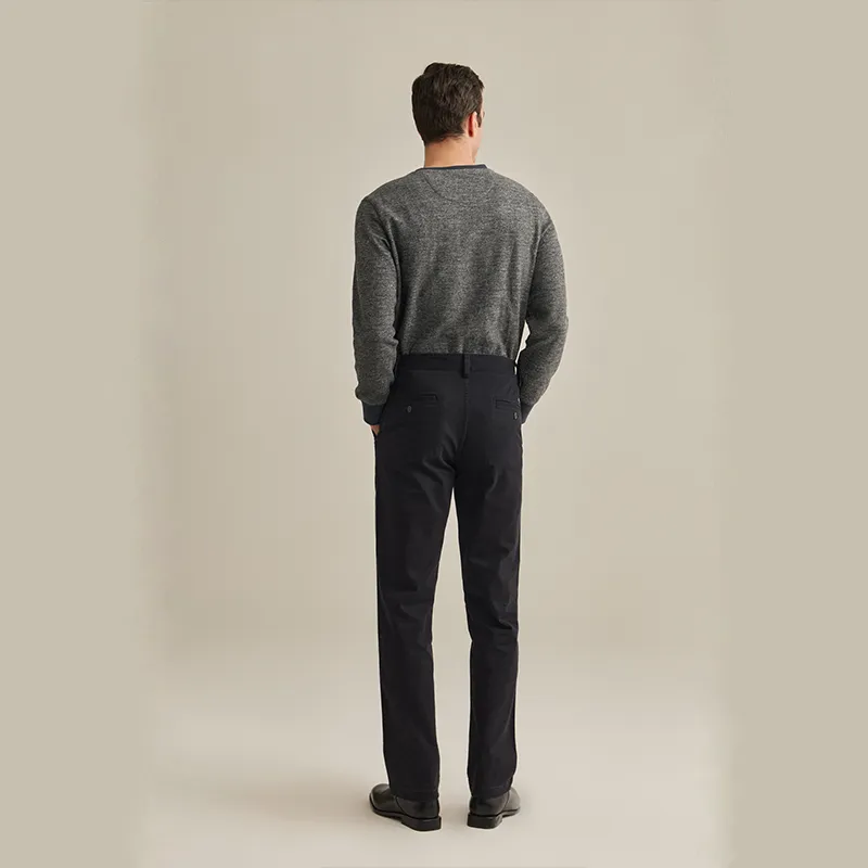 MCS Casual Pants Men Navy Blue-3