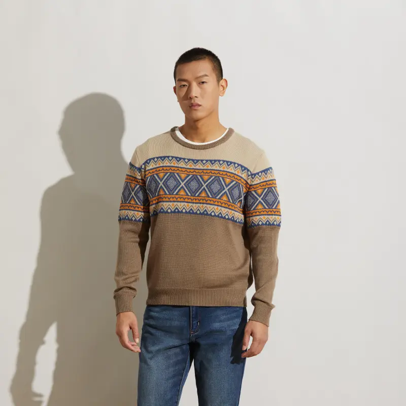 MCS Knitwear Men Coffee-2