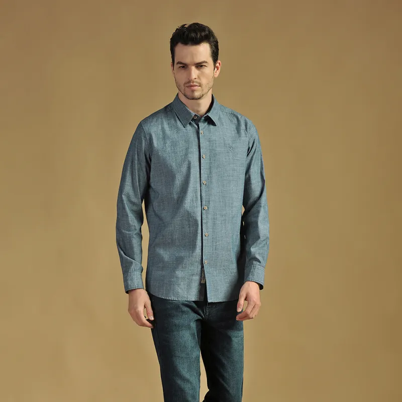MCS Shirts Men Dark Blue-3