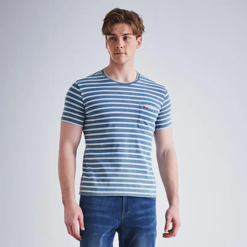 MCS T Shirts Men Blue-2