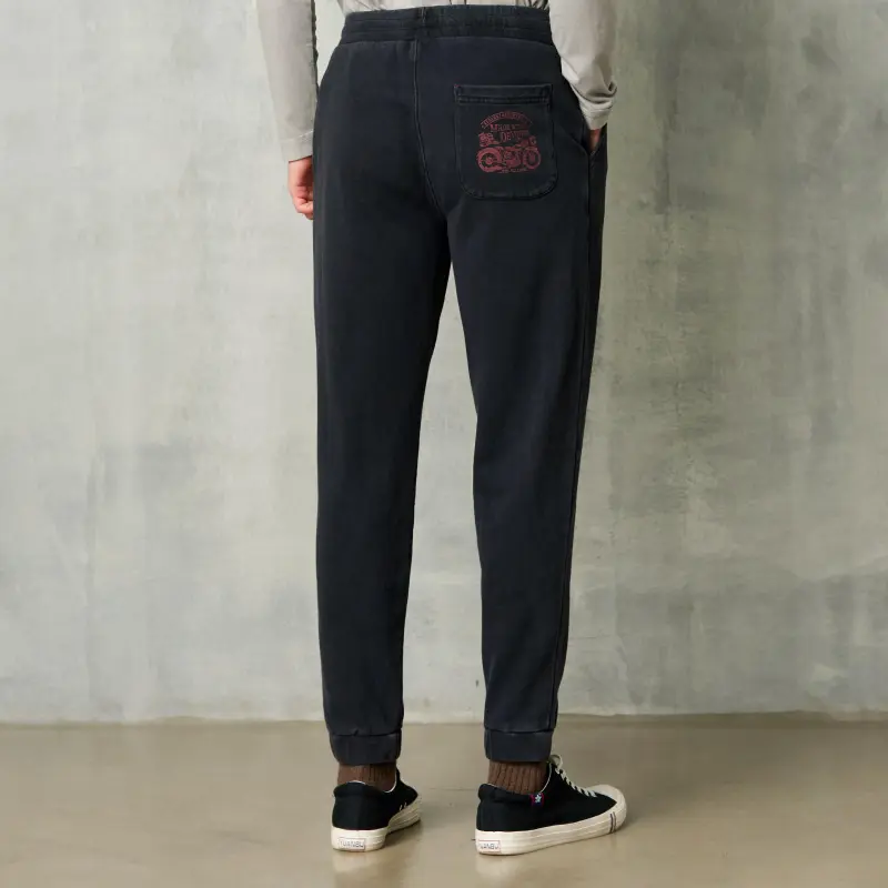 MCS Knitted Sports Pants Men's Light Gray-5