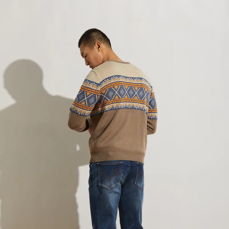 MCS Knitwear Men Coffee-5