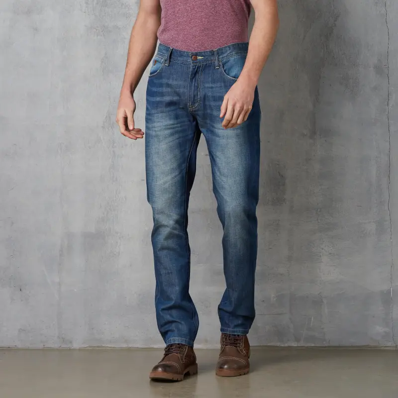 MCS Jeans Men Denim Blue-4