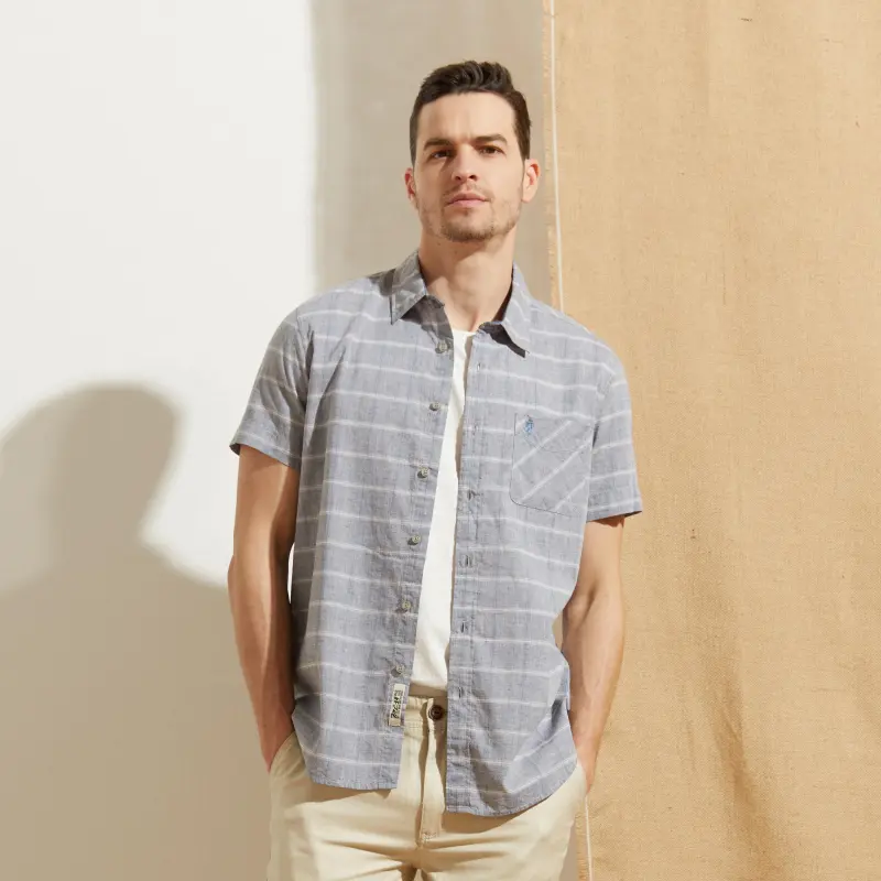 MCS Shirts Men Light Gray-2