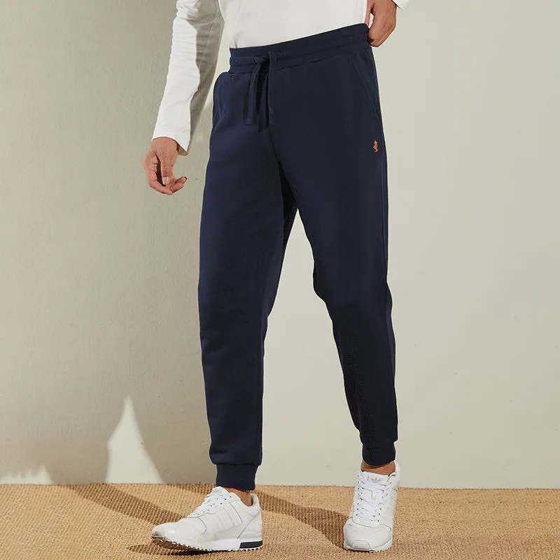 MCS Knitted Sports Pants Men's Navy Blue-3