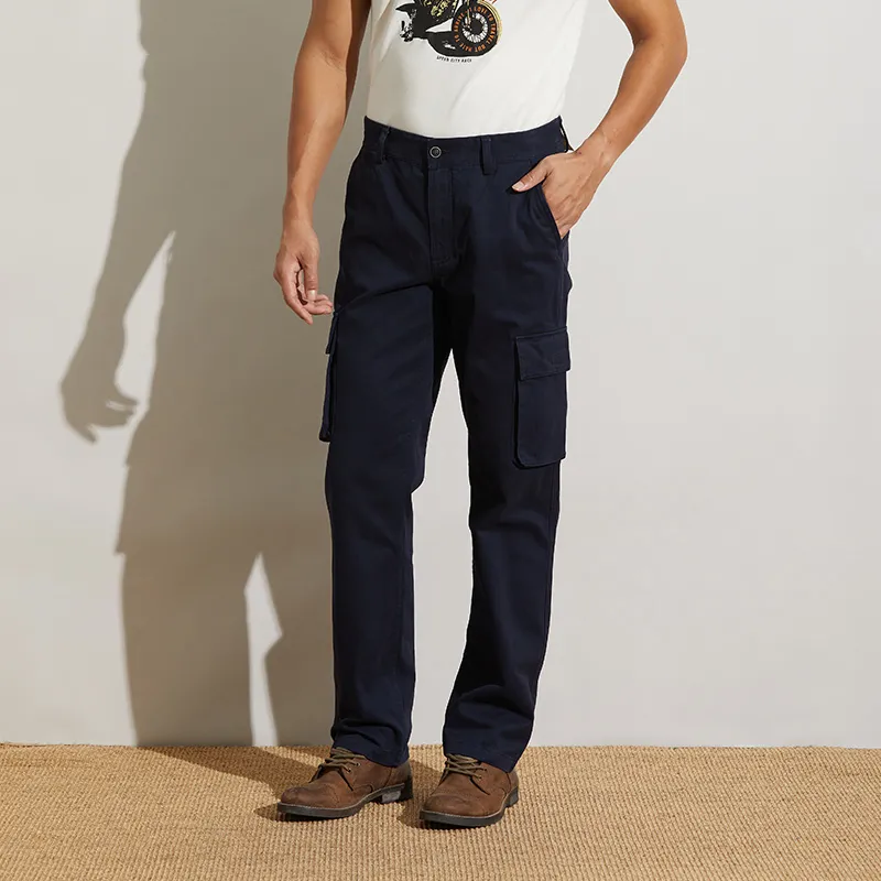 MCS Casual Pants Men's Navy Blue-4