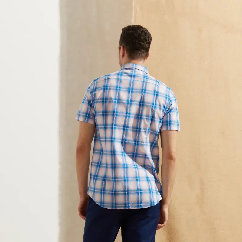MCS Shirts Men Gray Blue K2-3