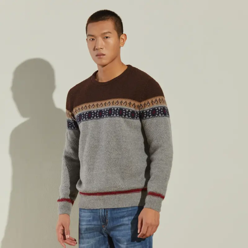 MCS Sweaters Men Coffee-2