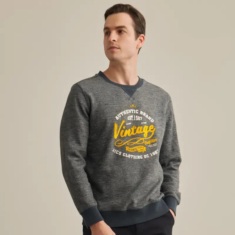 MCS Sweatshirts Men Dark Gray-4
