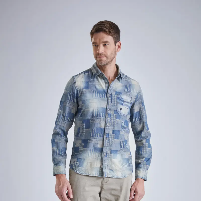 MCS Shirts Men Navy Blue-2