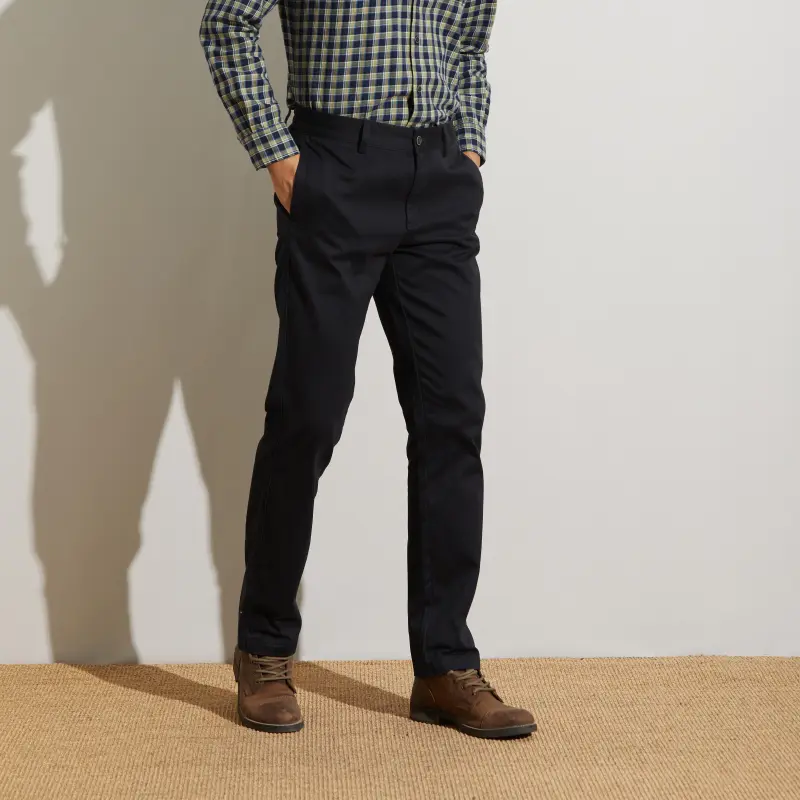 MCS Casual Pants Men's Navy Blue-3