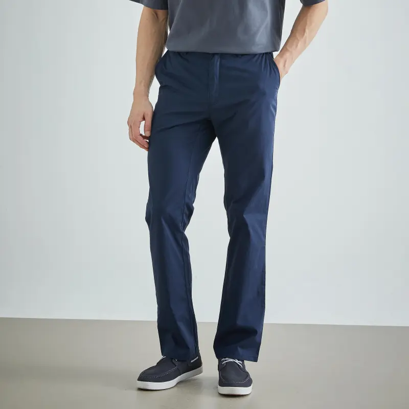 MCS Casual Pants Men Navy Blue K8-4