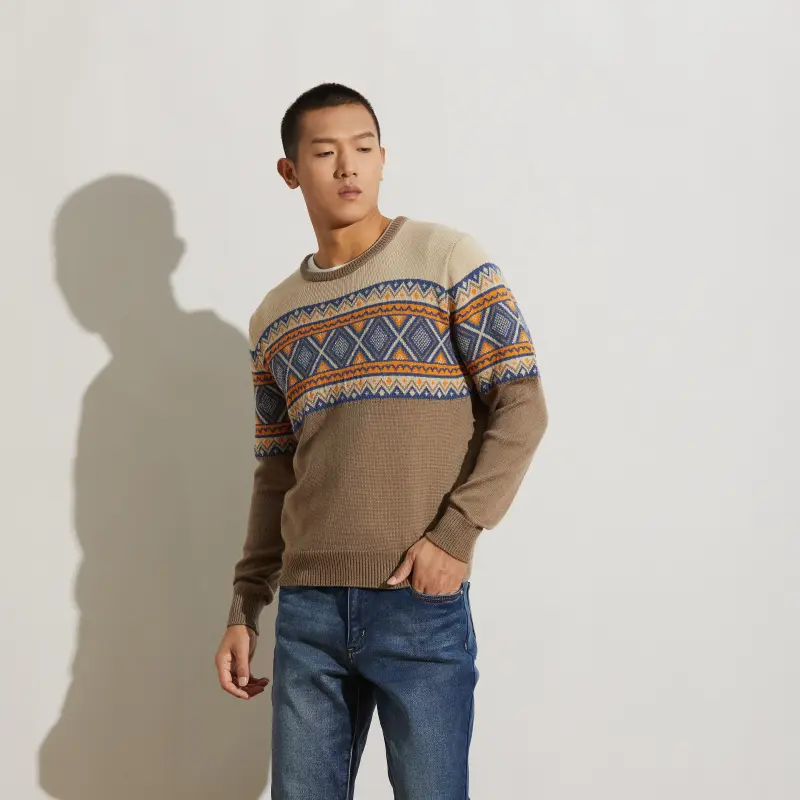 MCS Knitwear Men Coffee-3