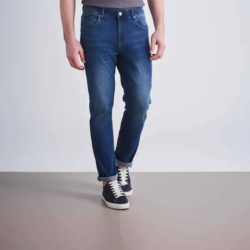 MCS Jeans Men Light Gray Blue K8-4