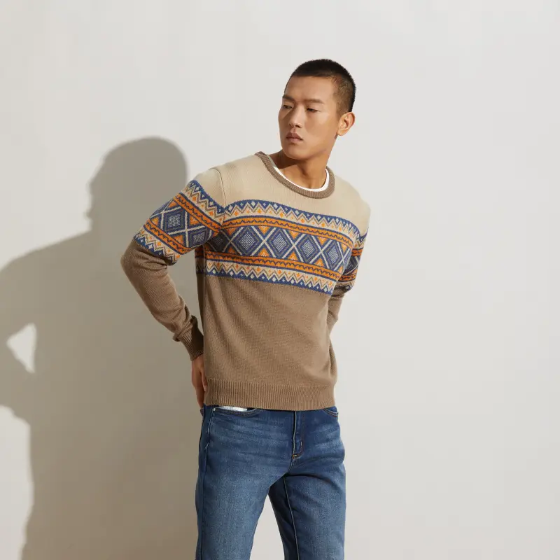 MCS Knitwear Men Coffee-4