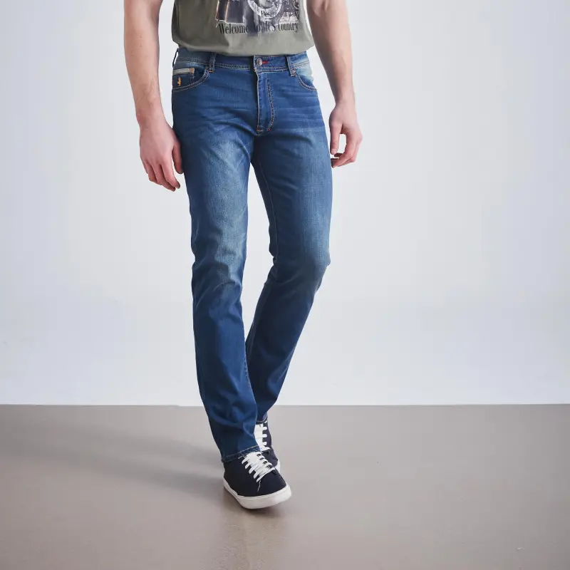 MCS Jeans Men Denim Blue-3