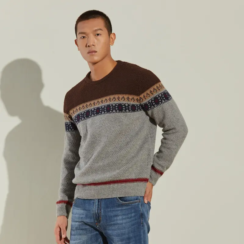 MCS Sweaters Men Coffee-4
