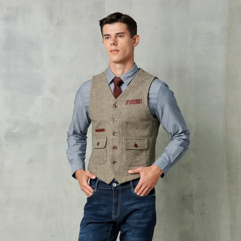 MCS Tank Tops Men Coffee-3