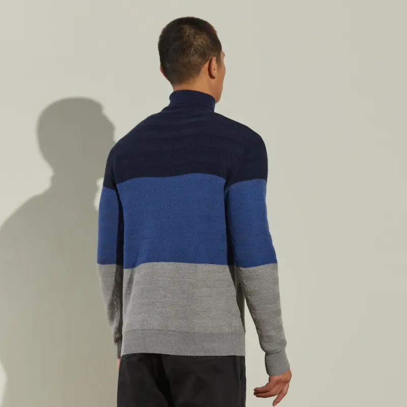 MCS Sweaters Men Navy Blue-5